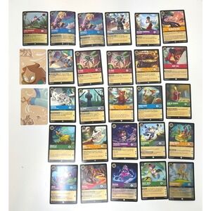 Disney EPCOT Festival of Arts Lorcana 28 Card Lot Mixed